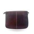 Brown small crossbody bag back view