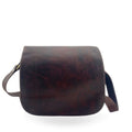 Brown small crossbody bag front view