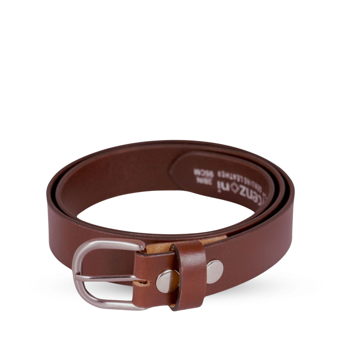 Brown leather belt