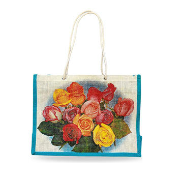 Flower Jute Bag