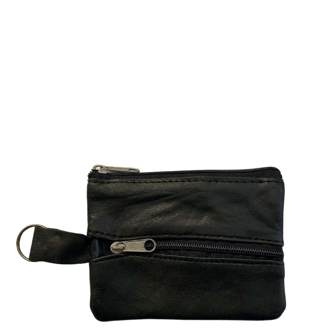 Black Coin Purse Front View KC02(S)