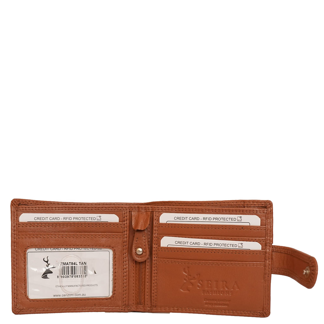 Men's Leather Tab Wallet ZMAT84L